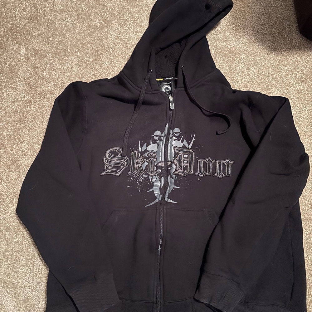 Black Ski-Doo Hoodie - LIKE NEW!!